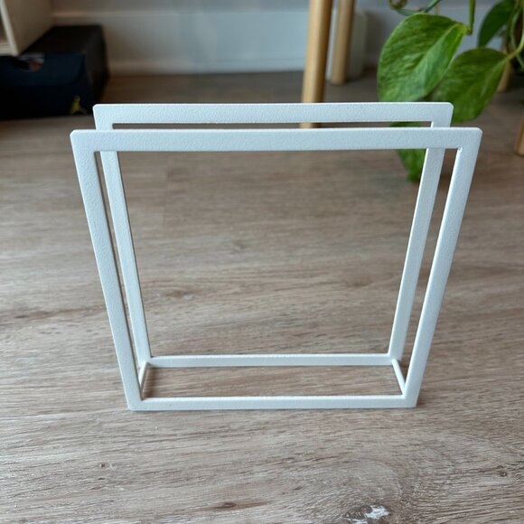 Yamazaki Home Minimalist Napkin Holder in White Steel - Picture 1 of 4